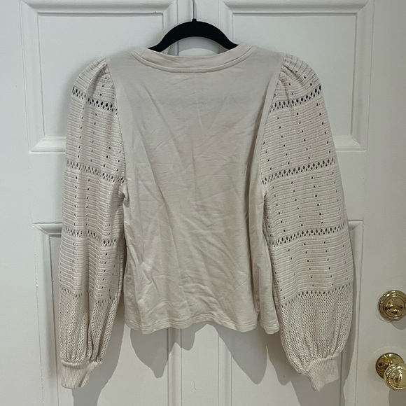 Splendid long sleeve with knit sleeves - Picture 3 of 5